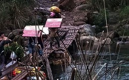 Cận cảnh cửu vạn nườm nượp vác hàng lậu qua biên giới Quảng Ninh