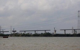 Ảnh: Cầu dây văng tĩnh không cao nhất Việt Nam trên cao tốc Bến Lức - Long Thành