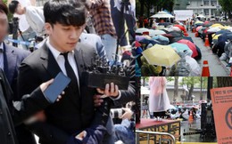 Hơn 1.700 người xếp hàng dài đội mưa biểu tình trước dinh Tổng thống, phẫn nộ vì vụ bê bối Burning Sun và Seungri