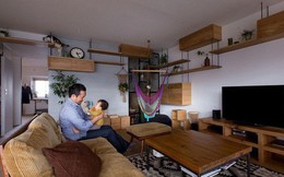 Căn hộ 85m² đẹp dịu dàng và ấm áp với màu gỗ của gia đình trẻ ở Nhật Bản