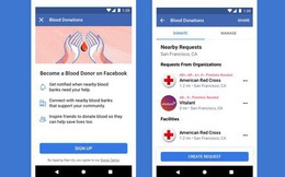 Facebook ra mắt tính năng vận động hiến máu tình nguyện