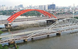 Bay trên cao ngắm cây cầu sắt 117 năm tuổi ở Sài Gòn sắp tháo dỡ
