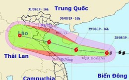 Bão số 4 sẽ đi vào đất liền Thanh Hóa - Quảng Bình, giật cấp 11 và có khả năng mạnh thêm