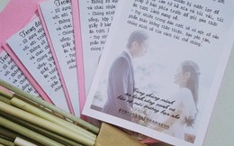 Đám cưới #livegreen dễ thương hết sức ở Lâm Đồng: Cô dâu chú rể nói không với túi nilon và chai nhựa, chuẩn bị sẵn túi vải cho khách