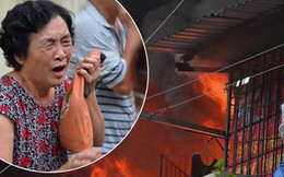 Hà Nội: Cháy lớn tại khu tập thể Kim Liên, người dân khóc nghẹn vì ngọn lửa bao trùm kinh hoàng