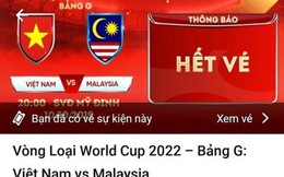 VFF đã bán hết vé xem trận Việt Nam vs Malaysia