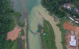 Nước thải Nhà máy nước sông Đà quay lại hồ Đầm Bài