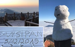 HOT: Xuất hiện băng giá phủ trắng đỉnh Fansipan, dân tình rục rịch rủ nhau cuối năm lên Sa Pa “săn” tuyết rơi