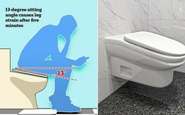 Nhà vệ sinh có bệ ngồi với góc nghiêng 13 độ giúp nâng cao năng suất lao động?