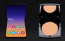 Smartphone màn hình gập vỏ sò của Samsung sẽ có tên là Galaxy Bloom, lấy cảm hứng thiết kế từ hộp phấn trang điểm