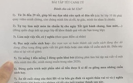 7 bài tập Tết ý nghĩa của "cô giáo nhà người ta": Làm việc tốt, đọc sách hay, điều cuối cùng khiến nhiều người xúc động!