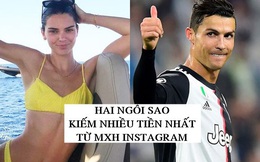 Đăng ảnh lên Instagram - Nghề ‘tay trái’ giúp các siêu sao như CR7 và Kendall Jenner đã giàu lại càng thêm giàu, bỏ túi cả triệu USD mỗi bài đăng!