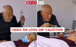 Cùng mắc Covid-19, cụ ông 87 tuổi tay vừa cầm theo túi truyền nước vừa bón từng thìa đồ ăn cho vợ 83 tuổi trên giường bệnh khiến cư dân mạng xuýt xoa