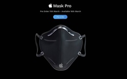 Rò rỉ hình ảnh khẩu trang iMask có giá 99 USD/chiếc, Apple Mask Pro giá 399 USD/chiếc