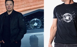 Biến bi kịch thành lợi nhuận: Tesla bán áo thun in hình cửa kính xe Cybertruck bị vỡ
