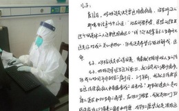 Nữ bác sĩ sắp về hưu tình nguyện quay lại bệnh viện trực chiến vì dịch viêm phổi Vũ Hán, bức thư xin lỗi con trai "dậy sóng" cộng đồng mạng