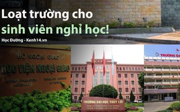 Sau Bách Khoa Hà Nội, có thêm 6 trường Đại học ra thông báo cho sinh viên nghỉ học tránh virus Corona