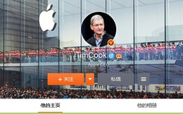 CEO Tim Cook sử dụng Weibo để gửi thông điệp bằng tiếng Trung tới người dùng Trung Quốc