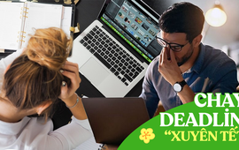 Khi công việc xâm phạm thời gian nghỉ Tết: Chạy deadline xuyên ngày đêm, mang theo laptop đi chúc Tết