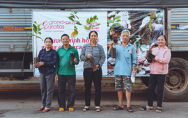 Puratos Grand-Place Việt Nam trao tặng 90 ngàn cây giống cacao