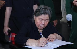Dòng sổ tang 19 chữ đẫm nước mắt của cô giáo cũ Đặng Thị Phúc tiễn biệt Tổng Bí thư Nguyễn Phú Trọng