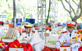 Truyền hình trực tiếp Lễ truy điệu, an táng hơn 1.000 hài cốt liệt sĩ