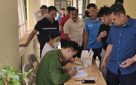 Công an kiểm tra 252 cán bộ, công chức, viên chức, người lao động, cán bộ, chiến sĩ,...
