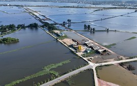 Nước bủa vây, tiến độ dự án đường huyết mạch hơn nghìn tỷ ở Huế 'hụt hơi'