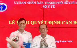 Sở Y tế TPHCM có Chánh văn phòng mới sau gần 2 năm bỏ trống