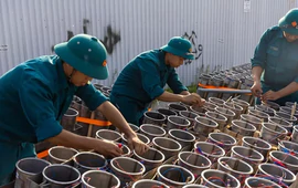 Cận cảnh 3 trận địa pháo hoa chào mừng 72 năm Ngày Giải phóng Thủ đô