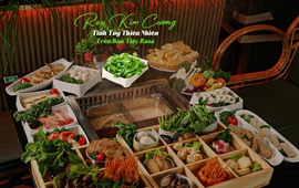Nhà hàng Rasa gây sốt khi đưa "rau kim cương" đắt đỏ vào menu buffet lẩu rau nấm