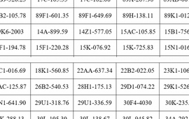 121 chủ xe máy, ô tô mang biển kiếm soát sau khẩn trương nộp phạt nguội theo Nghị định 168 trong danh sách mới nhất