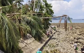 Đáy biển cao thêm 2m sau động đất cực mạnh ở Philippines