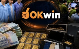 Thu giữ 42 lượng vàng, 7,4 tỷ đồng tiền mặt cùng hơn 100 máy tính, điện thoại và tài sản trị giá gần 27 tỷ đồng, khởi tố 42 người thuộc hệ sinh thái OKWIN