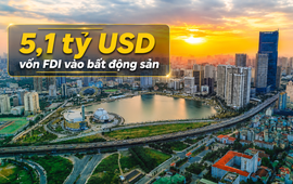 Người Việt chưa vội mua, khối ngoại đã rót 5,1 tỷ USD vào bất động sản: Họ nhìn thấy điều gì?