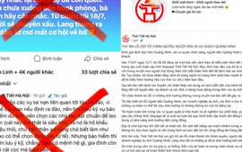 Fanpage Thời Tiết Hà Nội xin lỗi sau bài đăng cảnh báo thời tiết ở Quảng Ninh