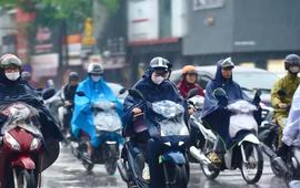 Mưa mở rộng khắp miền Bắc