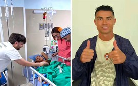 Cristiano Ronaldo và lời hứa đặc biệt với cậu bé mất cả gia đình, phải cắt cụt một chân sau động đất ở Venezuela