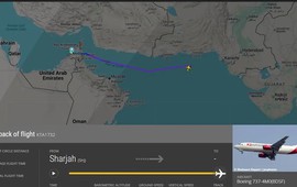 Máy bay chở hàng Boeing 737 mất tích trên biển Ả Rập, hạ độ cao đổi hướng bất thường trước khi biến mất khỏi radar
