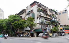 Cận cảnh cụm chung cư phố cổ Hà Nội được đề xuất cải tạo thành cao ốc 21 tầng