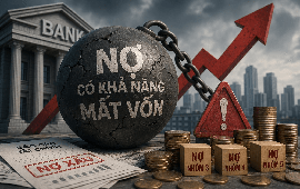 Nợ có khả năng mất vốn tại các ngân hàng vượt 200.000 tỷ: Nhà băng nào nhiều nhất?
