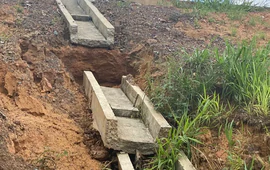 Cao tốc Biên Hòa - Vũng Tàu xói lở
