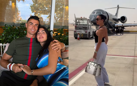 Chiều vợ như Ronaldo: Đổi tên chuyên cơ triệu USD vì thương hiệu của Georgina
