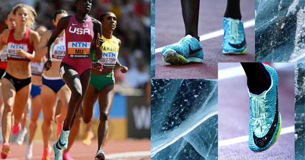 Vận động viên Olympic gây sốt nhờ màn &quot;flexing&quot; đỉnh cao: Thi đấu bằng giày nạm toàn kim cương, nhìn giá bán mà bất ngờ