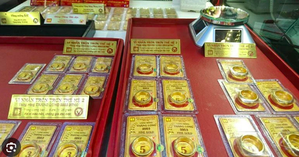 Giá vàng nhẫn tròn trơn cao nhất từ trước tới nay