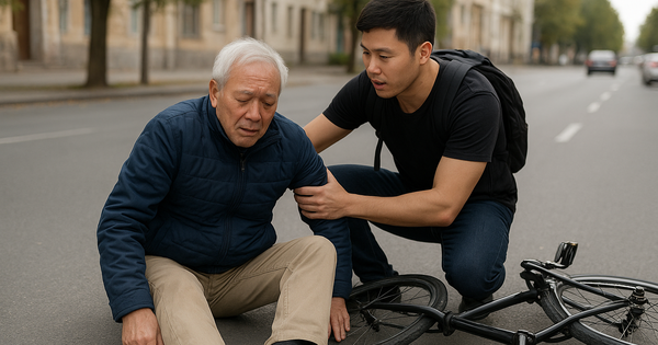 Gặp cụ ông bị ngã xe, người đàn ông liền giúp đỡ, không ngờ bị gia đình nạn nhân đòi bồi thường hơn 100 triệu đồng