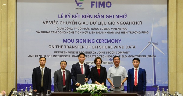 VinEnergo và FIMO ký kết hợp tác chuyển giao dữ liệu đo gió đầu tiên ở Việt Nam