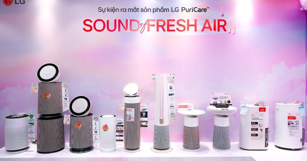 Bộ đôi thiết bị mới chăm sóc không khí nhà LG: máy lọc không khí tích hợp loa và máy hút ẩm công suất lớn