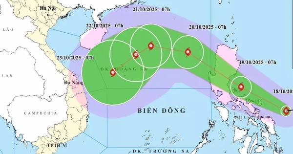 Áp thấp nhiệt đới mạnh lên thành bão, có thể gây mưa rất lớn cho miền Trung