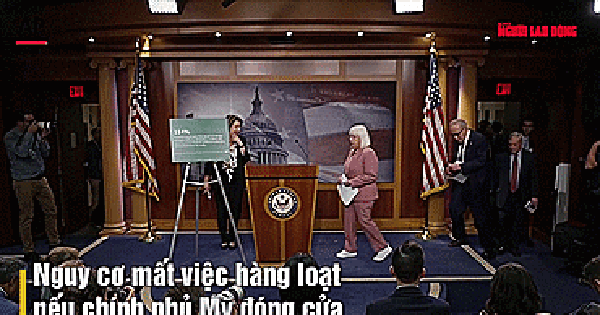 Nguy cơ mất việc hàng loạt nếu chính phủ Mỹ đóng cửa